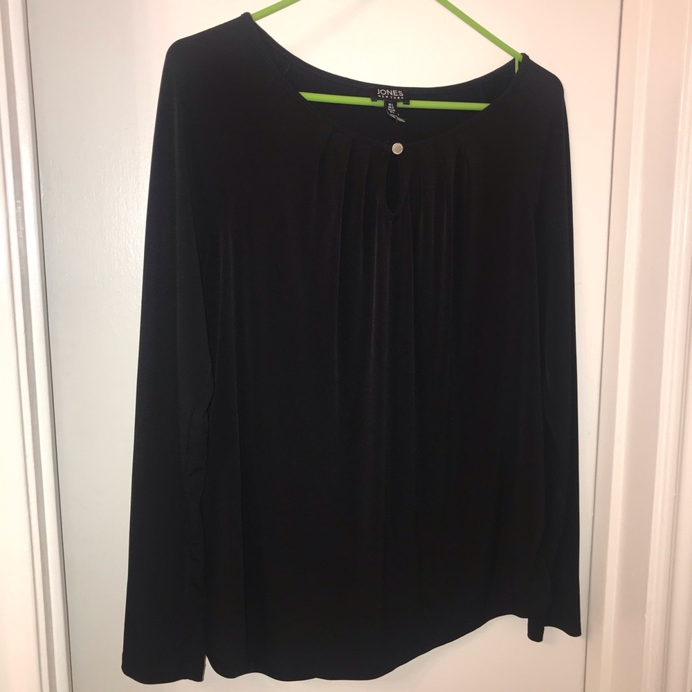 Black Jones New York blouse (polyester/elastane